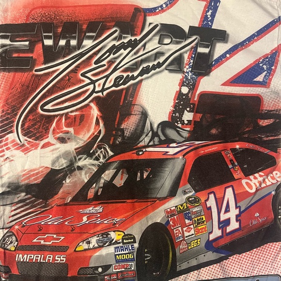 VINTAGE TONY STEWART AOP GRAPHIC T SHIRT - Picture 4 of 7